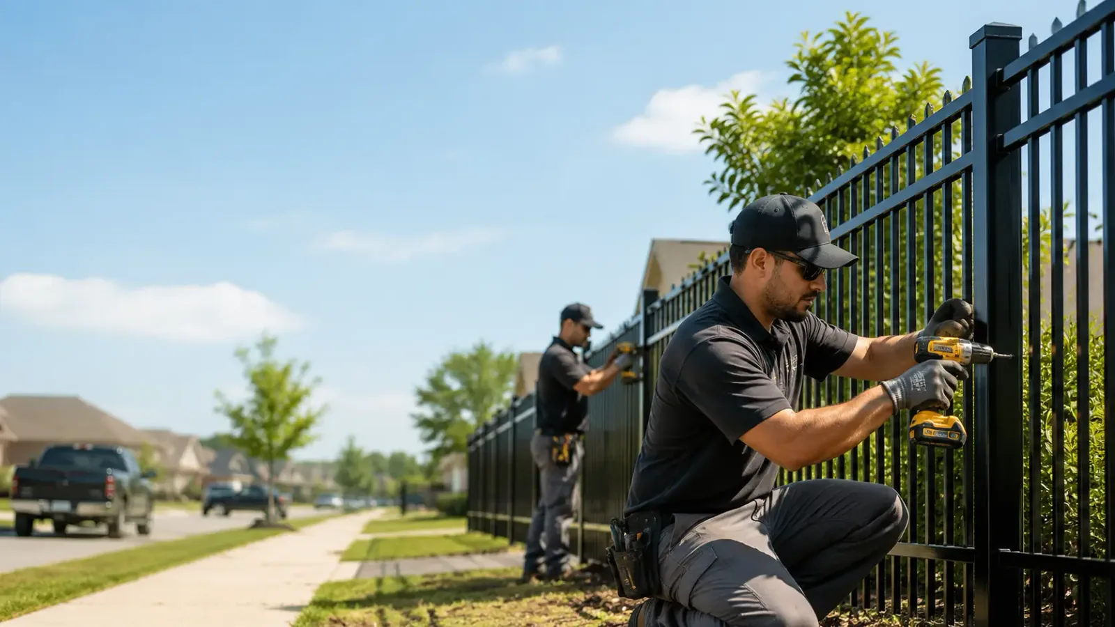 Metal Fence Installation in Seward, IL